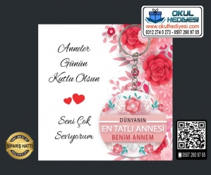 Anneler Günü Anahtarlıkları - (TOPTAN) - Model 10