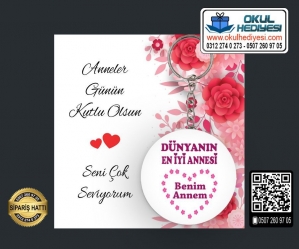 Anneler Günü Anahtarlıkları - (TOPTAN) - Model 5
