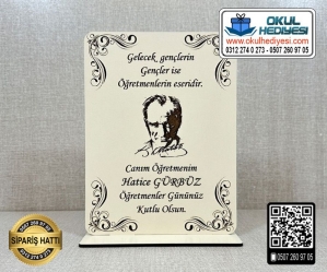 Dikey Öğretmene İsimlik Dikey Öğretmene İsimlik