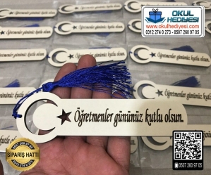 Öğretmenler Günü Kitap Ayracı Öğretmenler Günü Kitap Ayracı