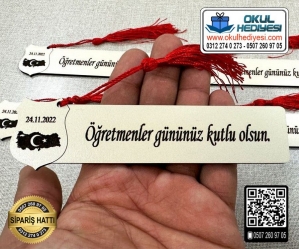 Öğretmenler Günü Kitap Ayracı Öğretmenler Günü Kitap Ayracı