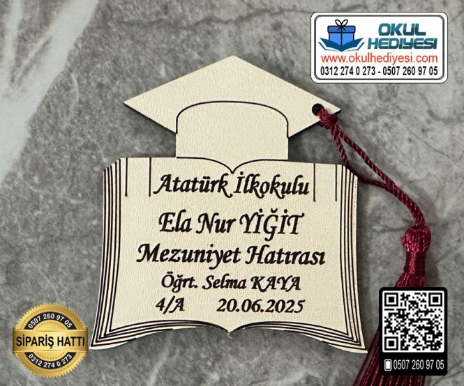 Mezuniyet Magneti (Ahşap ) - 35 model