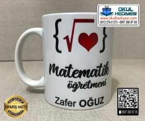 Matematik Öğretmenine Kupa Bardak - 6 Matematik Öğretmenine Kupa Bardak - 6
