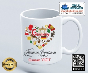 Almanca Öğretmenine Kupa Bardak - 2 Almanca Öğretmenine Kupa Bardak - 2