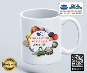 Beden Eğitimi Öğretmenine Kupa Bardak - 3 Beden Eğitimi Öğretmenine Kupa Bardak - 3