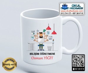 Bilişim Teknolojileri Öğretmenine Kupa Bardak - 1 Bilişim Teknolojileri Öğretmenine Kupa Bardak - 1