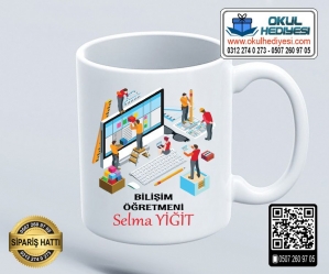 Bilişim Teknolojileri Öğretmenine Kupa Bardak - 4 Bilişim Teknolojileri Öğretmenine Kupa Bardak - 4