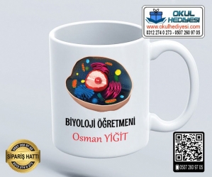 Biyoloji Öğretmenine Kupa Bardak - 1 Biyoloji Öğretmenine Kupa Bardak - 1
