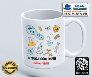 Biyoloji Öğretmenine Kupa Bardak - 3 Biyoloji Öğretmenine Kupa Bardak - 3