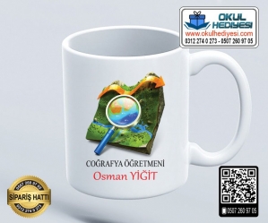 Coğrafya Öğretmenine Kupa Bardak - 3 Coğrafya Öğretmenine Kupa Bardak - 3