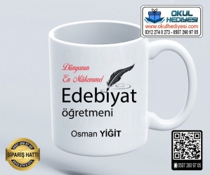Edebiyat Öğretmenine Kupa Bardak - 2 Edebiyat Öğretmenine Kupa Bardak - 2