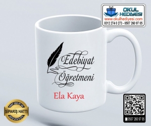 Edebiyat Öğretmenine Kupa Bardak - 4 Edebiyat Öğretmenine Kupa Bardak - 4