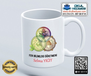 Fen Bilgisi Öğretmenine Kupa Bardak - 2 Fen Bilgisi Öğretmenine Kupa Bardak - 2