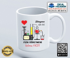 Fizik Öğretmenine Kupa Bardak - 1 Fizik Öğretmenine Kupa Bardak - 1