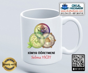 Kimya Öğretmenine Kupa Bardak - 1 Kimya Öğretmenine Kupa Bardak - 1
