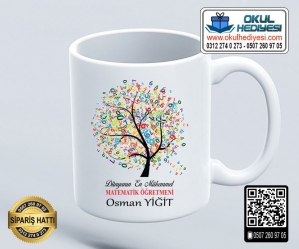 Matematik Öğretmenine Kupa Bardak - 1 Matematik Öğretmenine Kupa Bardak - 1