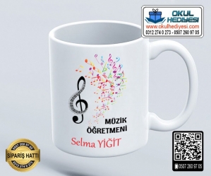 Müzik Öğretmenine Kupa Bardak - 2 Müzik Öğretmenine Kupa Bardak - 2