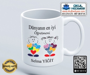 Öğretmene Kupa Bardak - 1 Öğretmene Kupa Bardak - 1