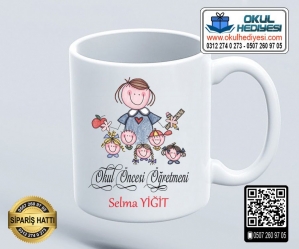 Okul Öncesi Öğretmenine Kupa Bardak - 1 Okul Öncesi Öğretmenine Kupa Bardak - 1