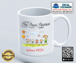 Okul Öncesi Öğretmenine Kupa Bardak - 2 Okul Öncesi Öğretmenine Kupa Bardak - 2