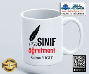 Sınıf Öğretmenine Kupa Bardak - 6 Sınıf Öğretmenine Kupa Bardak - 6