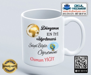 Sosyal Bilgiler Öğretmenine Kupa Bardak - 4 Sosyal Bilgiler Öğretmenine Kupa Bardak - 4