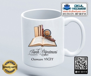Tarih Öğretmenine Kupa Bardak - 1 Tarih Öğretmenine Kupa Bardak - 1