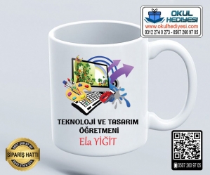Teknoloji Tasarım Öğretmenine Kupa Bardak - 1 Teknoloji Tasarım Öğretmenine Kupa Bardak - 1