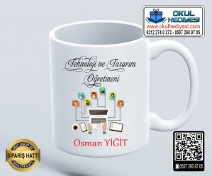 Teknoloji Tasarım Öğretmenine Kupa Bardak - 4 Teknoloji Tasarım Öğretmenine Kupa Bardak - 4