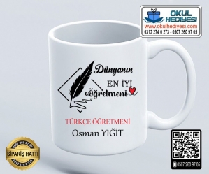 Türkçe Öğretmenine Kupa Bardak - 5 Türkçe Öğretmenine Kupa Bardak - 5