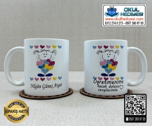 Öğretmene Kupa Bardak Öğretmene Kupa Bardak