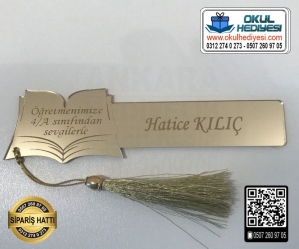 Öğretmenler Günü Pleksi Kitap Ayracı Öğretmenler Günü Pleksi Kitap Ayracı