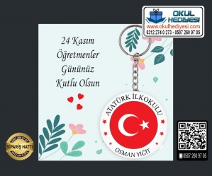 Öğretmenler Günü Anahtarlığı (Toptan) - 10 Öğretmenler Günü Anahtarlığı (Toptan) - 10